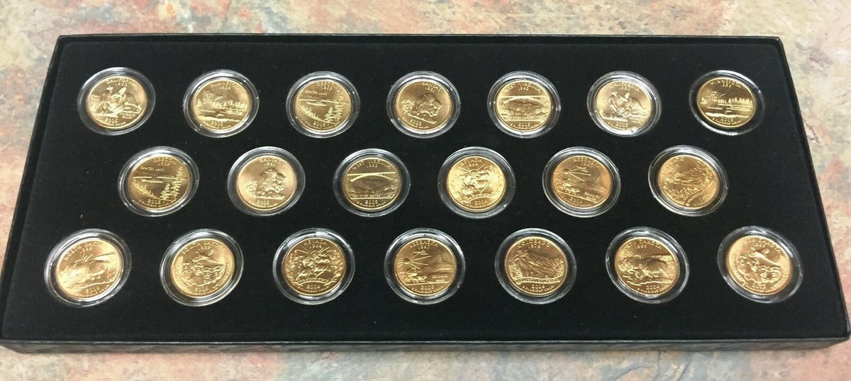 QUARTERS STATE SERIES 25セント 120コインフルセット The Complete Collection of U.S. Statehood Quarters: 25th