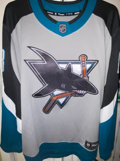 Fanatics Brand San Jose Sharks Brent Burns Retro Breakaway Jersey