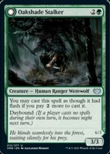 Oakshade Stalker // Moonlit Ambusher [Innistrad: Crimson Vow] Magic MTG