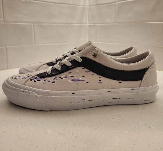 Ricamo bianco Vans B NI Splatter da uomo taglia 9 donna taglia 10 5 Stussy Trip out
