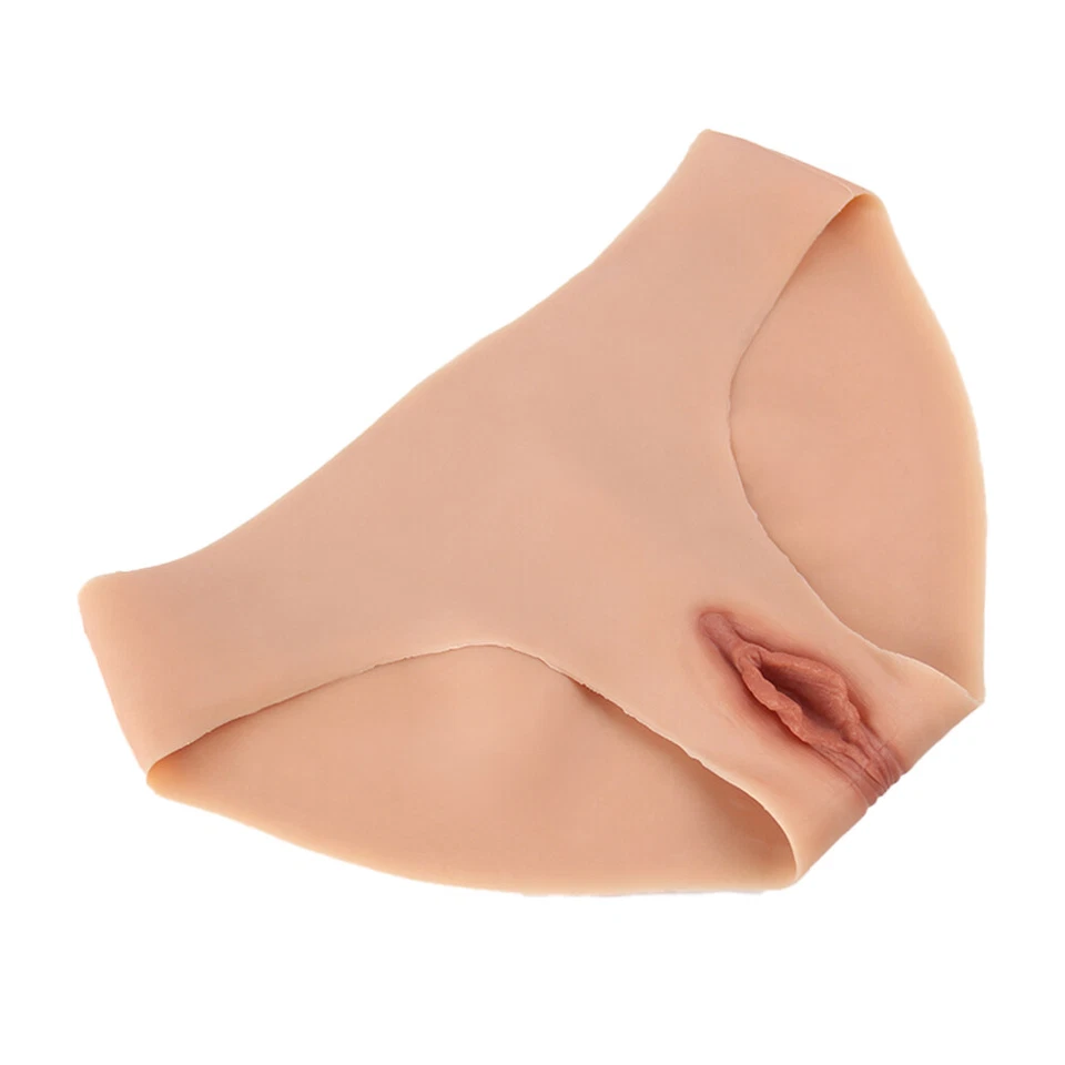 Pantalones Cortos Vagina Falsos de Silicona CDS Panty Pantalones Formadores de Cadera para Travesti Foto 4 de 4
