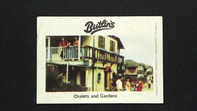 Matchbox Label Butlin s Chalets and Gardens MQ544