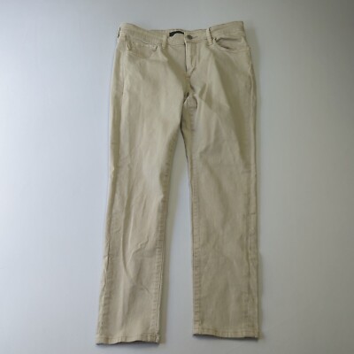 Uniqlo Mens 32x34 Size Beige Jeans Denim Pants Skinny Casual Regular Fit 