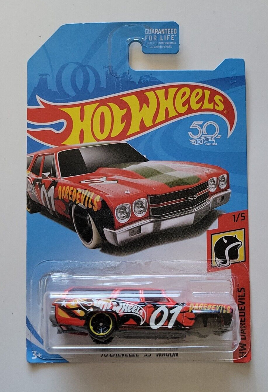 2018 Hot Wheels HW Daredevils '70 Chevelle SS Wagon - Factory Error RARE