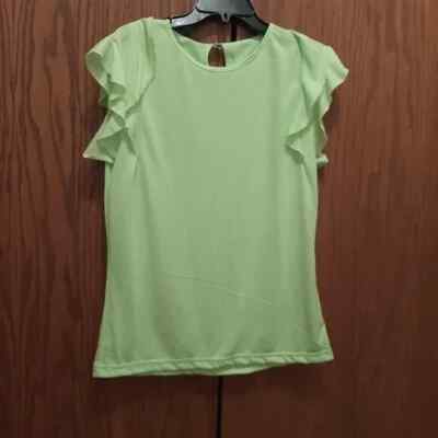 NEW ! Urban Buck Women Short Sleeve Lime Size XL