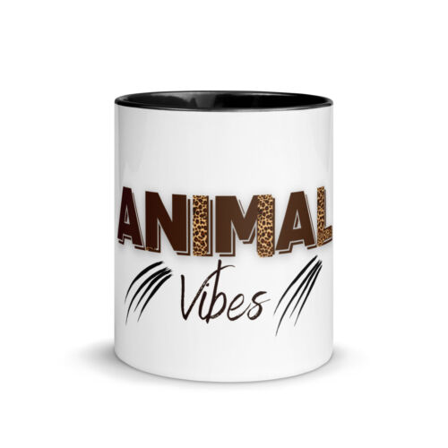 Tasse Animal Vibes avec couleur à l'intérieur - Photo 1 sur 13