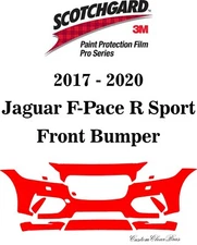 3M Scotchgard Paint Protection Pro Series 2018 2019 2020 Jaguar F-Pace R Sport