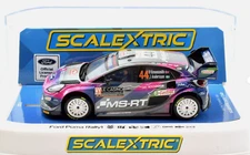 Scalextric C4449 Ford Puma WRC Gus Greensmith 1:32 slot car