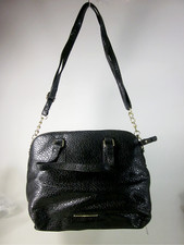 Rosetti Women's Polly Double Handle Dome Tote Crossbody Handbag,  Black,new