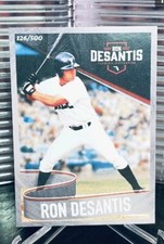 Ron Desantis 2022 Florida Governor Limited Edition Baseball Rookie Card /500