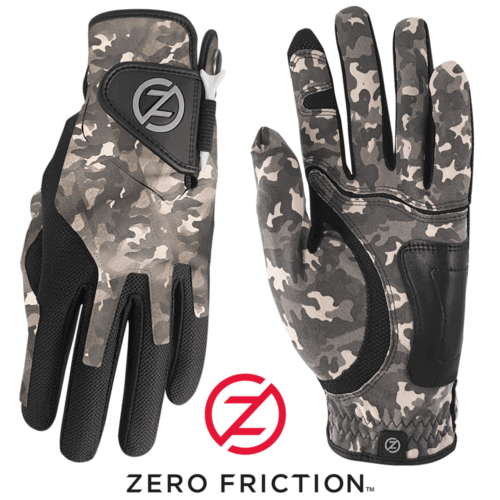 ZERO FRICTION MENS ONE SIZE FITS ALL COMPRESSION FIT LTD EDITION CAMO GOLF GLOVE - Picture 1 of 4