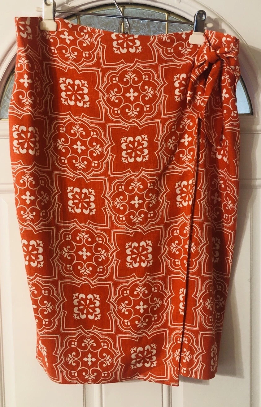 Ann Taylor Women Linen Skirt Sz 12 NWT