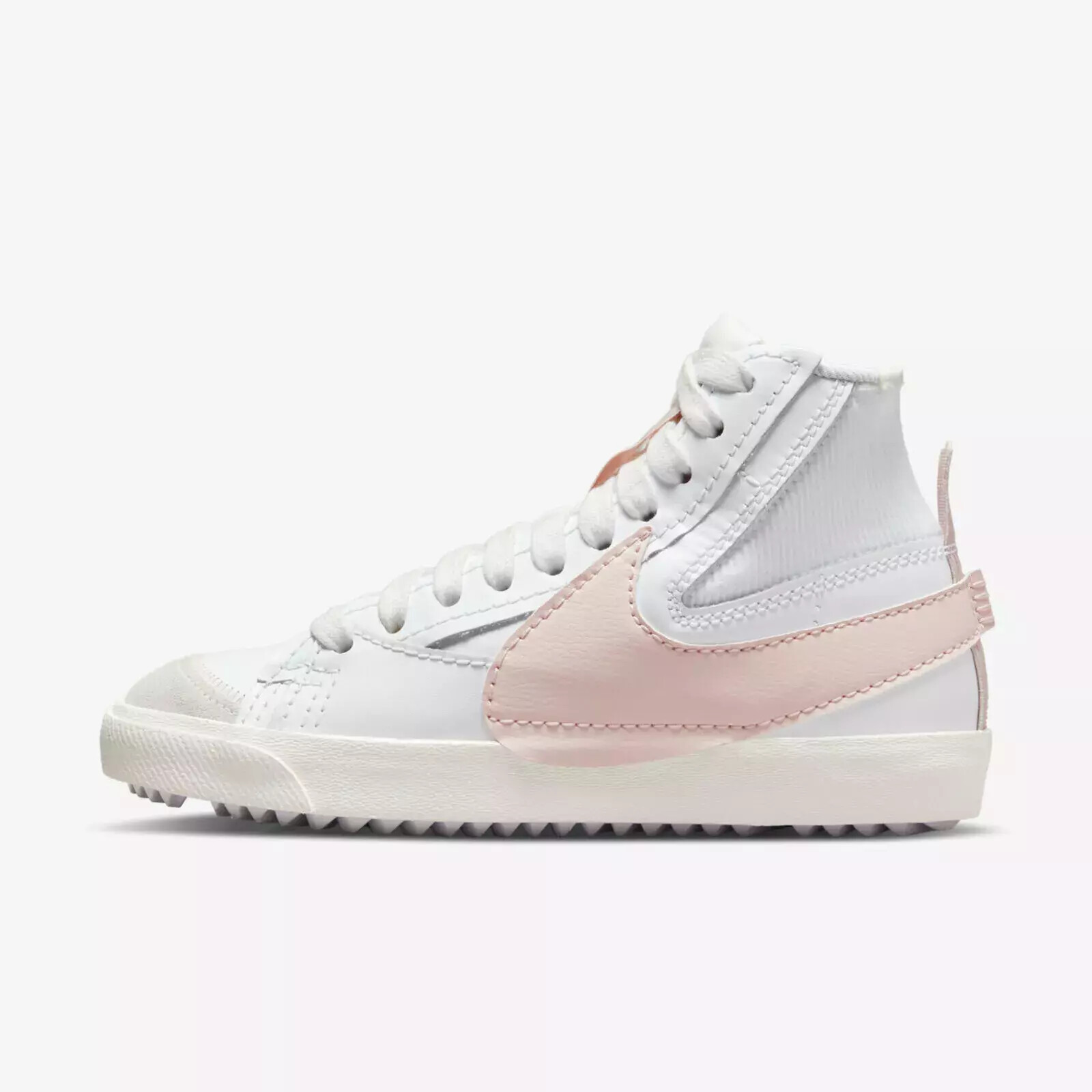 Повседневные кроссовки Nike Blazer Mid 77 Jumbo White Pink DQ1471-101 размера для женщин