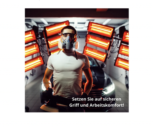 Nitrilhandschuhe Orange Einweghandschuhe Werkstatt go grip pro Latexfrei - Bild 5 von 8