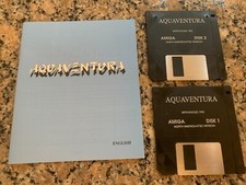 AQUAVENTURA WITH MANUAL GAME COMMODORE AMIGA COMPUTER 3.5" TESTED NEAR MINT image