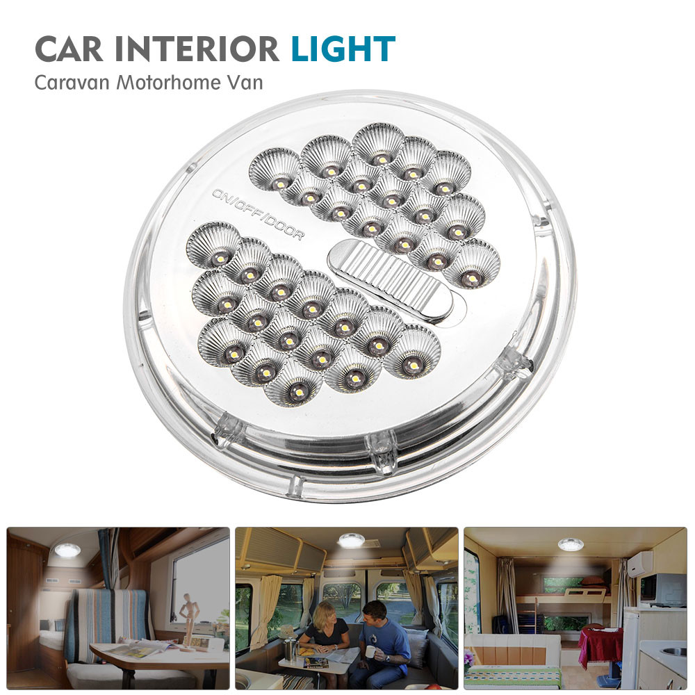 12v Interior Led Roof Lights Ceiling Lamp For Camper Van Caravan