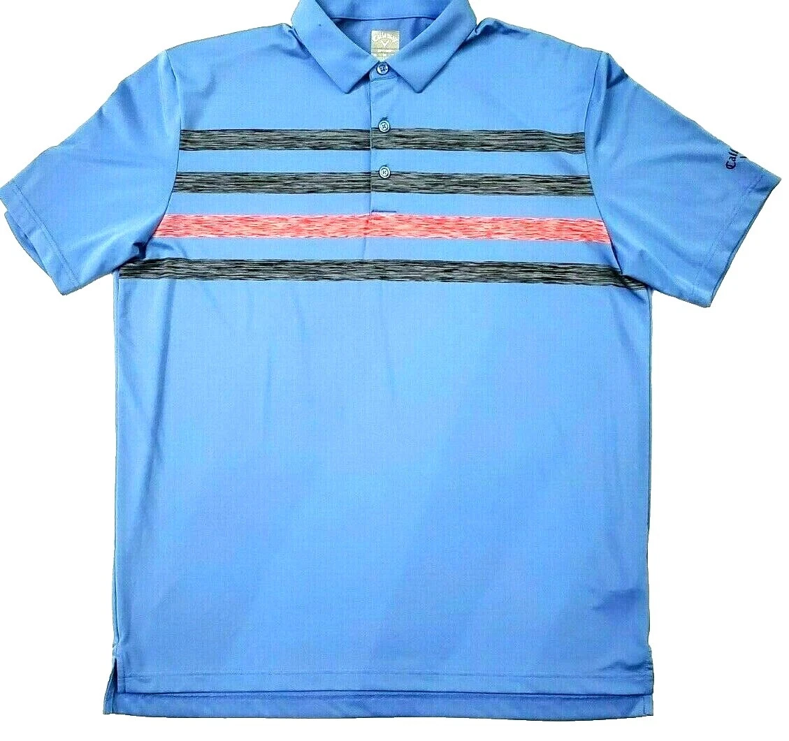 Botón informal a rayas de poliéster Callaway-Down Shirts for Men