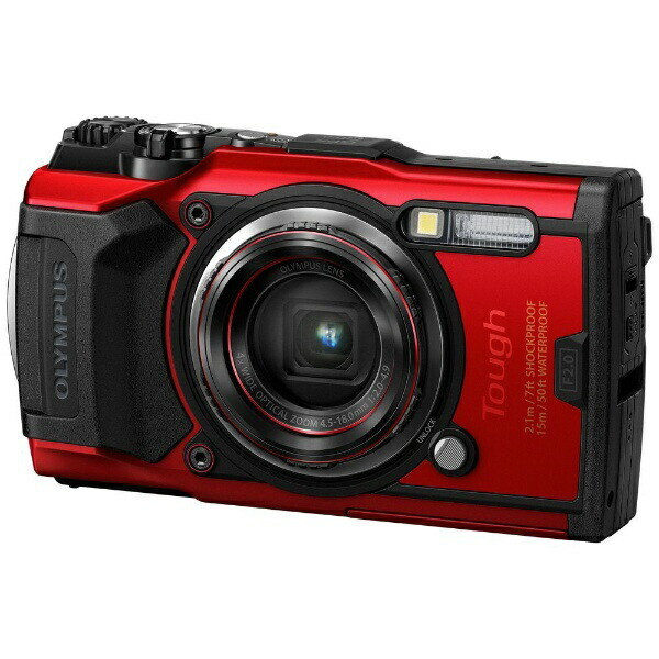 OLYMPUS Tough TG-6 Red Waterproof Zoom Lens 12MP GPS Wi-Fi Digital Camera