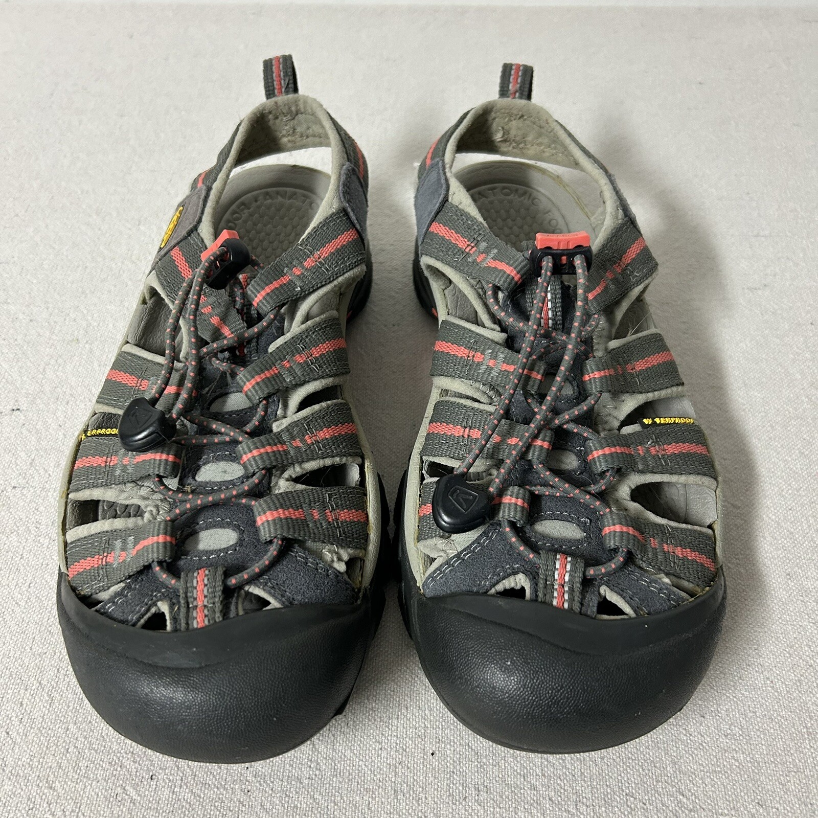 Sandali Keen donna 6 grigio corallo Newport H2 impermeabili slip on elastici outdoor