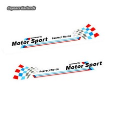 A Pair Black M Motor Sport Perfect Decals Racing Stickers Garlands Fit For Bmw A Pair Black M Motor Sport Perfect Decals Racing Stickers Garlands Fit For Bmw