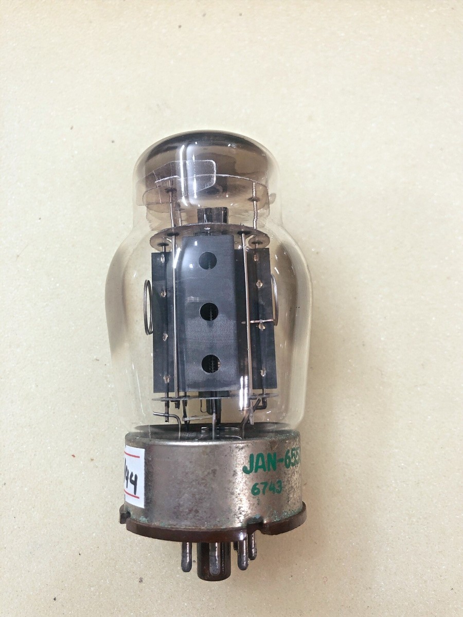 Tungsol 6550 NOS Hole Grey Plate Triple O getter Tested