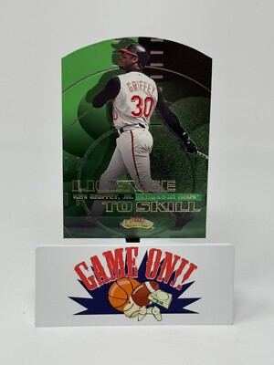 2000 Showcase Baseball Ken Griffey Jr. License To Skill Die-Cut Card #10LS