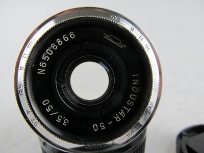 1965 Industar 50 CLA 50mm f3,5 Soviet portrait Lens SLR M42 Mount