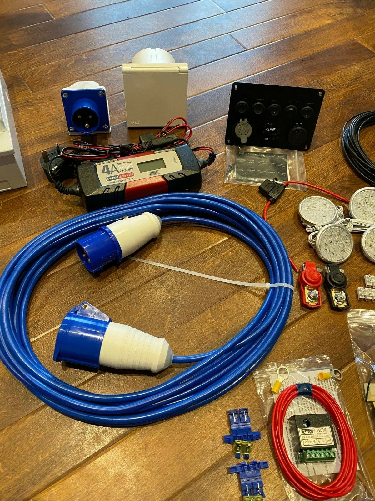 230v 240v 12v Electric Hook Up Kit For Self Build Campervan Conversion