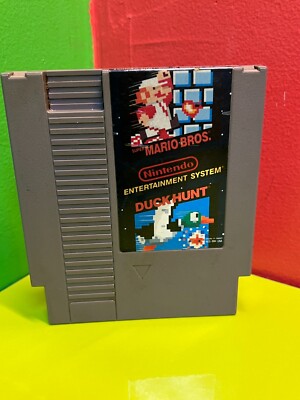 Super Mario Bros Duck Hunt Nintendo Entertainment System 1987 NES Tested Works