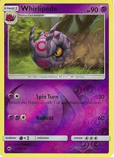 57/147 Whirlipede Uncommon Reverse Holo: Pokemon Trading Card Game