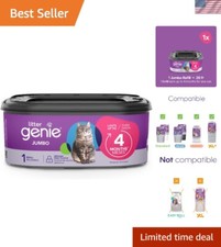 Eco-Friendly Cat Litter Refill Bags - Up to 4 of Odor Control in One Pack