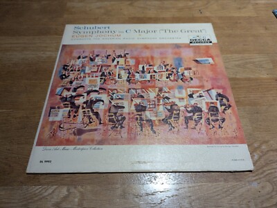 Schubert Symphony No. 9 Great C Major Eugene Jochum/Bavarian Radio SO Decca LP