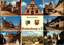 Romantiches Rothenburg oT vintage postcard e491
