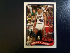 Pervis Ellison Sacramento Kings PRE PRINT 1992 - 1993 Topps Archive BLANK BACK