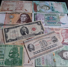 World Foreign currency 10 *small and Large Bank Notes* lot Q348 — photo 10