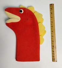 Rare Vintage Baby Einstein Legends Lore Puppet Steggy Stegosaurus USA