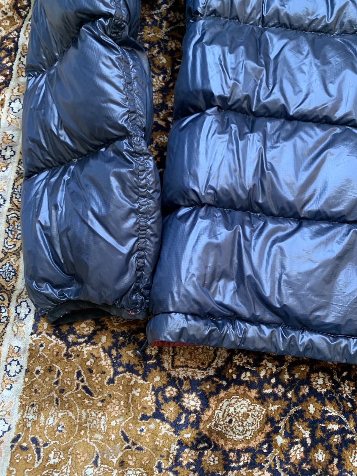 Herno Down Jacket Hooded Full Zip Reversible Navy… - image 10