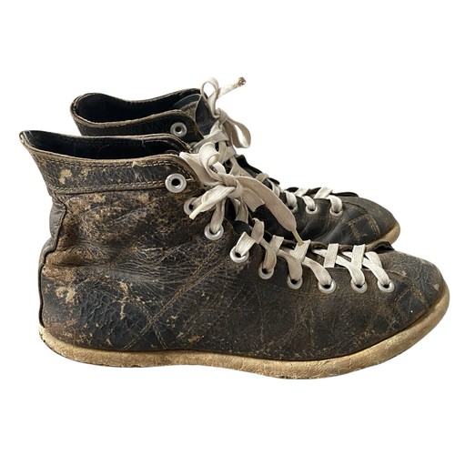 Vintage 1940s Converse Chuck Taylor Athletic Shoes Leather