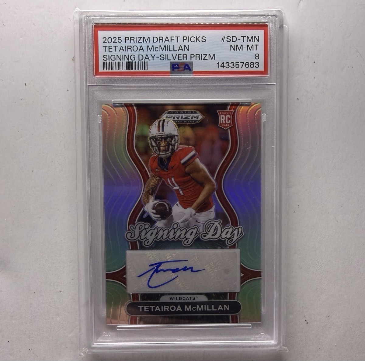 2025 Panini Prizm Draft Picks - Signing Day Tetairoa McMillan #SD