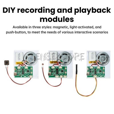 DIY Recording Playback Module Greeting card Movement Module 8MB Capacity Type-C