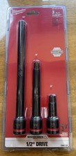 Milwaukee Tool 49-66-6715 3 Pc. Shockwave Impact Duty 12 In. Drive Extension