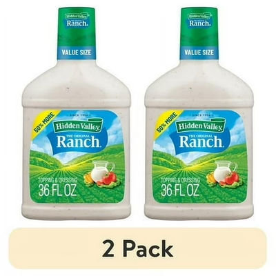 #ad 2 Pack Hidden Valley Original Ranch Dressing Gluten Free 36oz $11.29