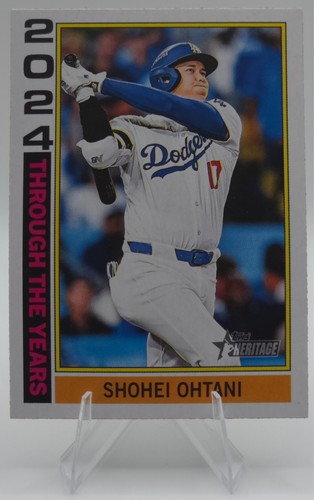 2025 Topps Heritage Shohei Ohtani Through The Years Insert #TTY-25 Dodgers