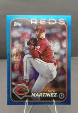 2024 Topps Update Series - Nick Martinez #US255 Blue Holo Foilboard /999