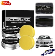 Titanium Ceramic Wax Cream, 2025 Strong Protection Car Coating Polishing Wax, La