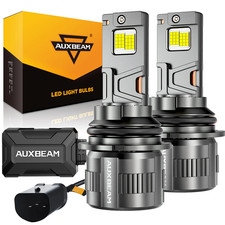 AUXBEAM 9004 HB1 LED Headlights High Low Beam 12V/24V Super Bright White CANBUS