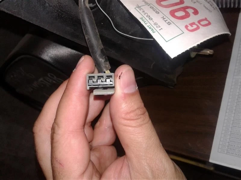 Passenger Side View Mirror Power Door Pillar Mounted Fits 88-97 AEROSTAR 49748 - Image 3 of 4