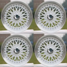 16 Wheels Rs Style 16x7.5 4x114.3 4x100 15 Cb73.1 White Machined Rims Set 4