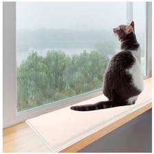 Soft Cat Window Sill Pet Pad Perch,Fluffy Windowsill Mat Pillow Seat Bed for ...