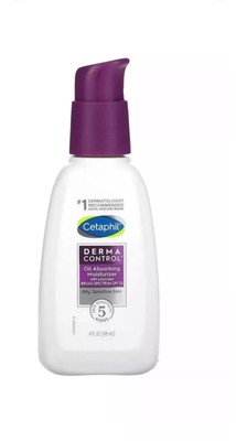 Cetaphil DermaControl Oil Absorbing Moisturizer with SPF 30, For Sensitive, Oily